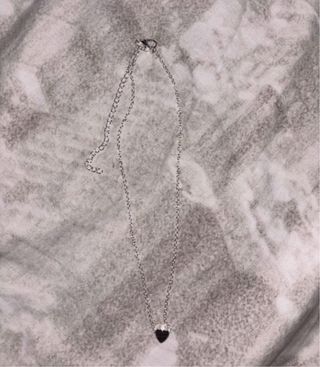 Collana cuore color argento