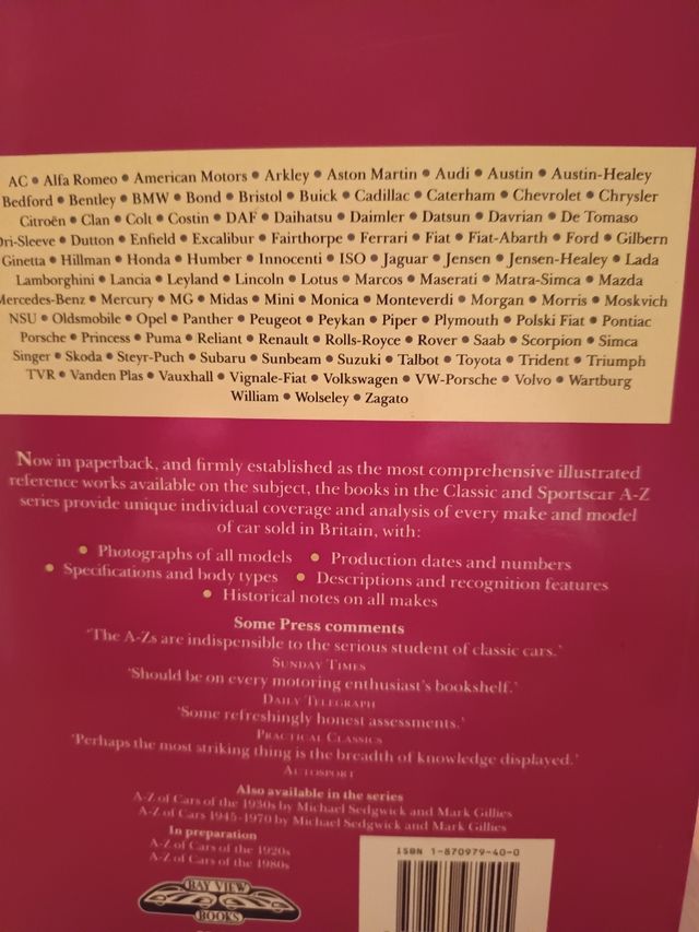 libro coches clasicos