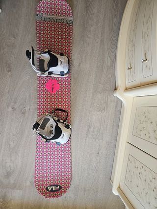 Tabla Snowboard Fila + Fijaciones