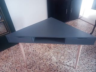 Escritorio esquinero gris Maisons du Monde