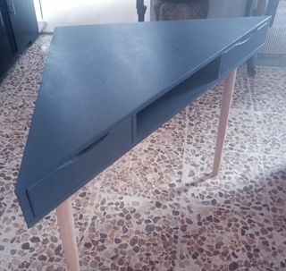 Escritorio esquinero gris Maisons du Monde