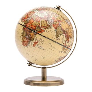 Globo terráqueo antiguo 14cm