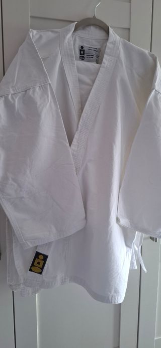 Kimono Karate blanco 100% algodón, talla 7(3 XL)