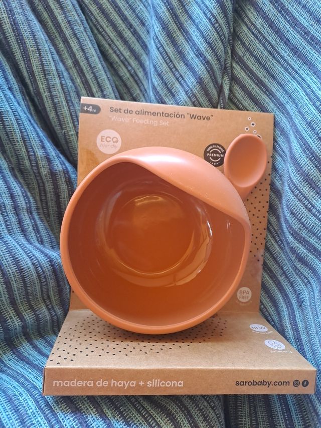 Set alimentación 2 piezas silicona Saro