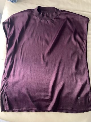 Blusa Adolfo Domínguez morada XXL