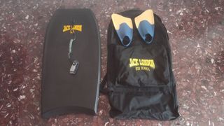 Bodyboard Jack London: tavola, sacca, pinne
