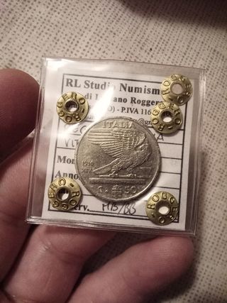 50 Centesimi Italia 1936 Vittorio Emanuele III