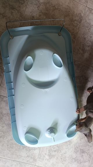 Bañera bebé azul - plástico