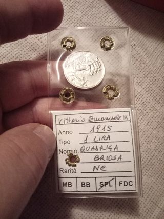 1 Lira Italia 1915 Argento