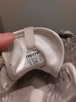 Geox Sneakers bianco perla n. 38