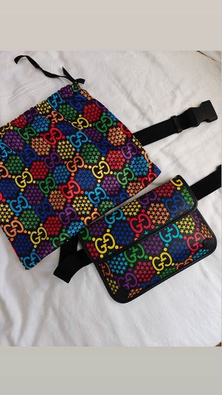 Riñonera Gucci multicolor