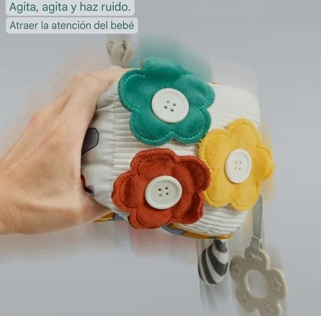 Cubo apprendimento Felpa suoni+texture da 3 m.