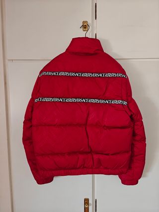 Chaleco acolchado Versace rojo