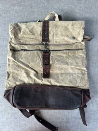 Mochila Norton Motorcycles Lona y Cuero