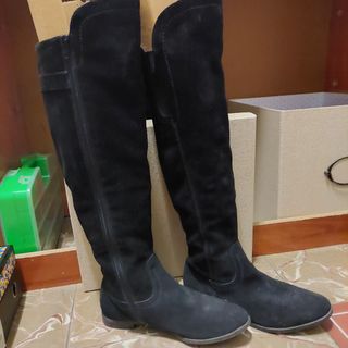 Botas altas negras mujer