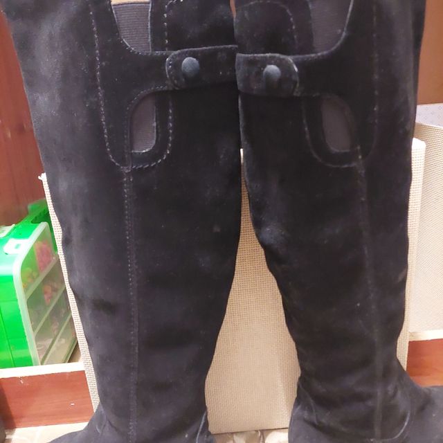 Botas altas negras mujer