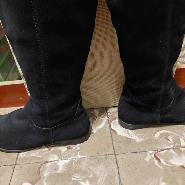 Botas altas negras mujer