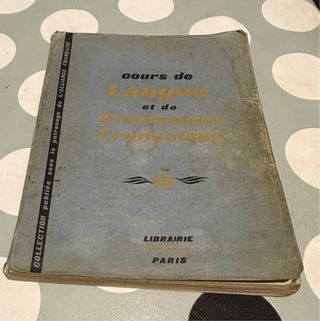 Libro Francés: Curso de Lengua y Civilización