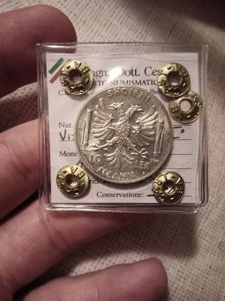 10 Lek Albania 1939 - Vittorio Emanuele III