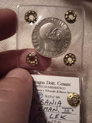 10 Lek Albania 1939 - Vittorio Emanuele III