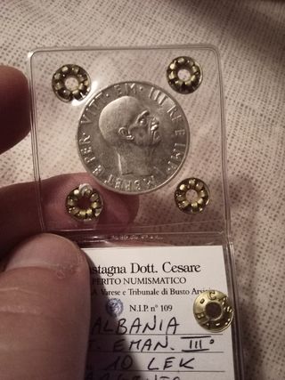 10 Lek Albania 1939 - Vittorio Emanuele III