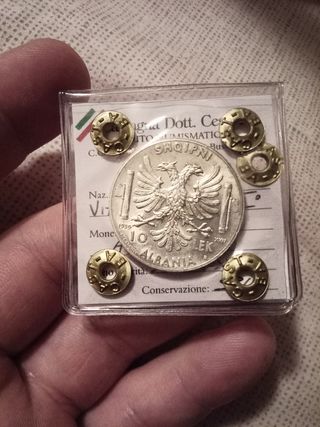 10 Lek Albania 1939 - Vittorio Emanuele III