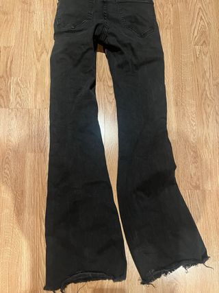 Pantalones campana negros