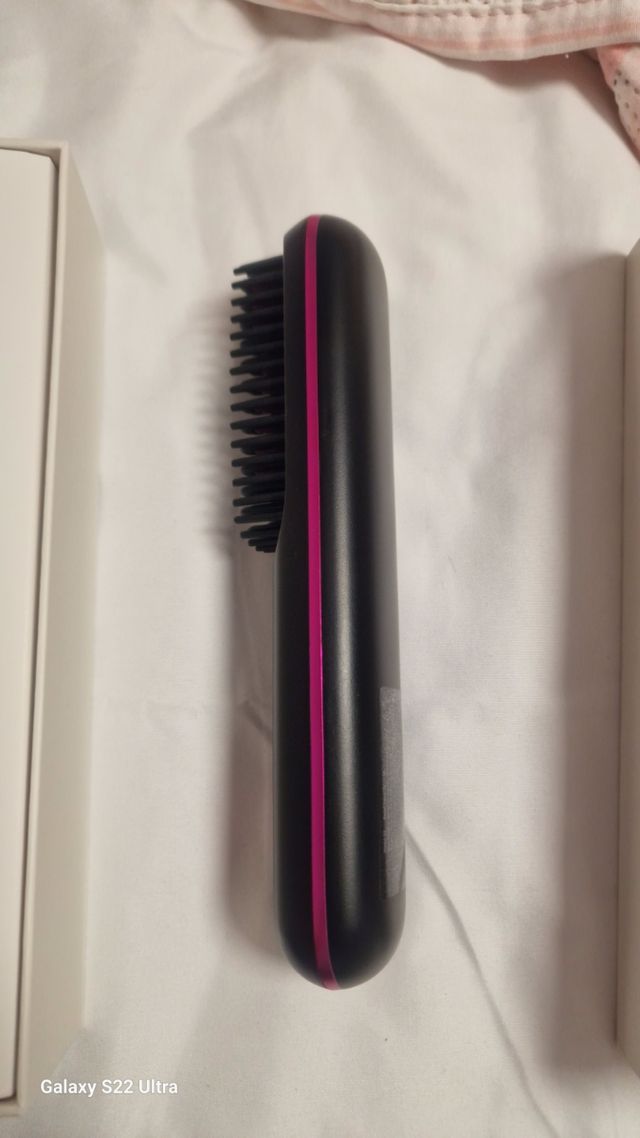 Cepillo alisador pelo - Negro/Rosa