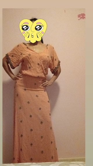 Vestido fiesta rosa | Talla única