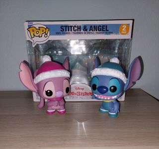 Funko Pop! Stitch & Angel Navidad