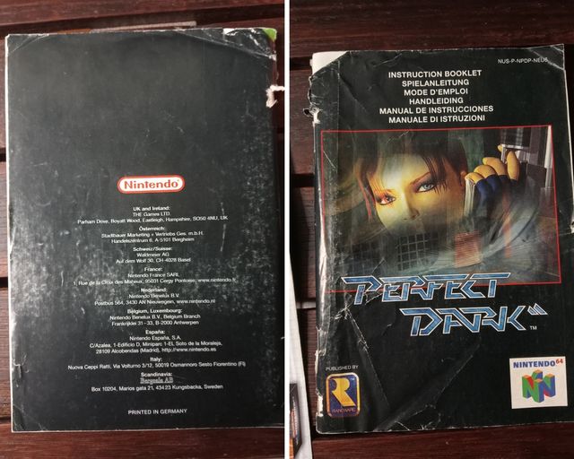Perfect Dark Nintendo 64 PAL COMPLETO Original