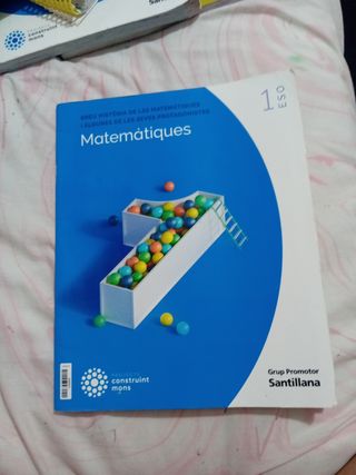 Libro matemáticas 1eso 