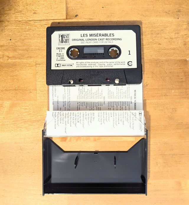 Cassette Musical Les Misérables