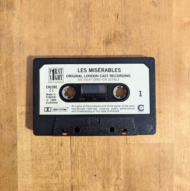 Cassette Musical Les Misérables