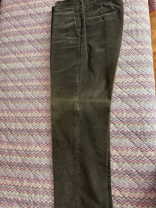 Pantaloni uomo in velluto a coste