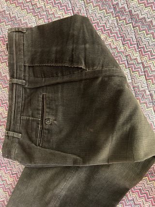 Pantaloni uomo in velluto a coste