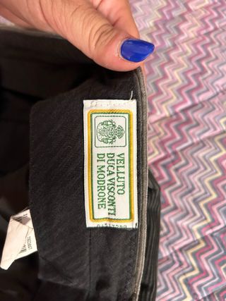 Pantaloni uomo in velluto a coste