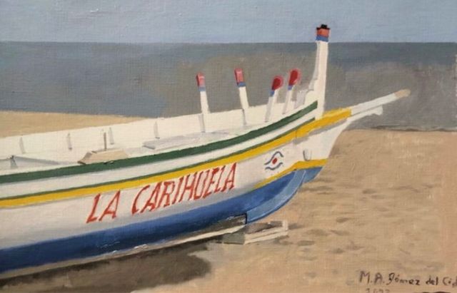 óleo: sobre papel en A3