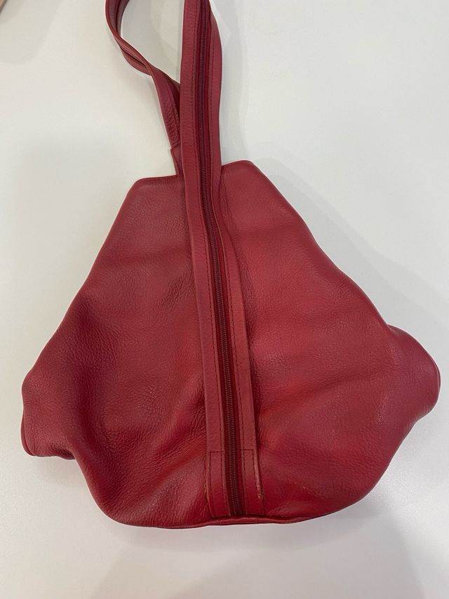 Mochila Piel granate