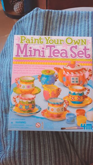 Mini juego té pintar