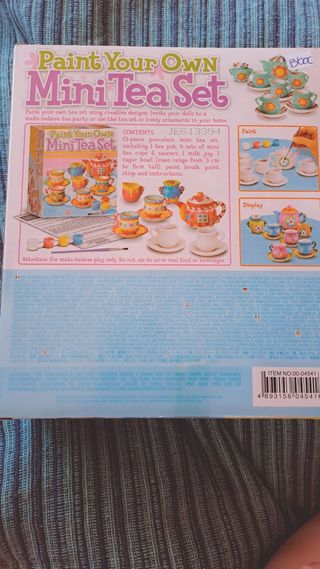 Mini juego té pintar