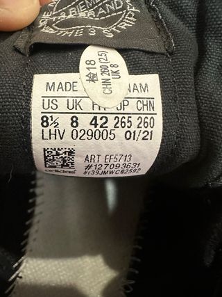 Zapatillas Adidas negras original 