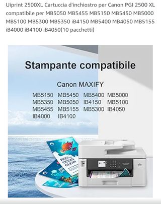 Uiprint 2500XL Cartucce Canon (10)