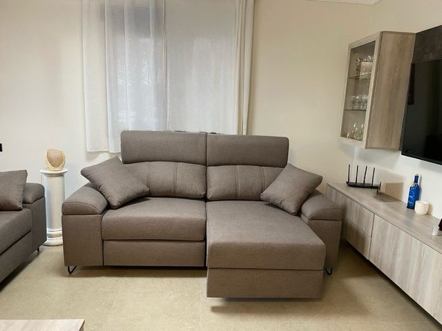 Divano letto marrone - 3 posti