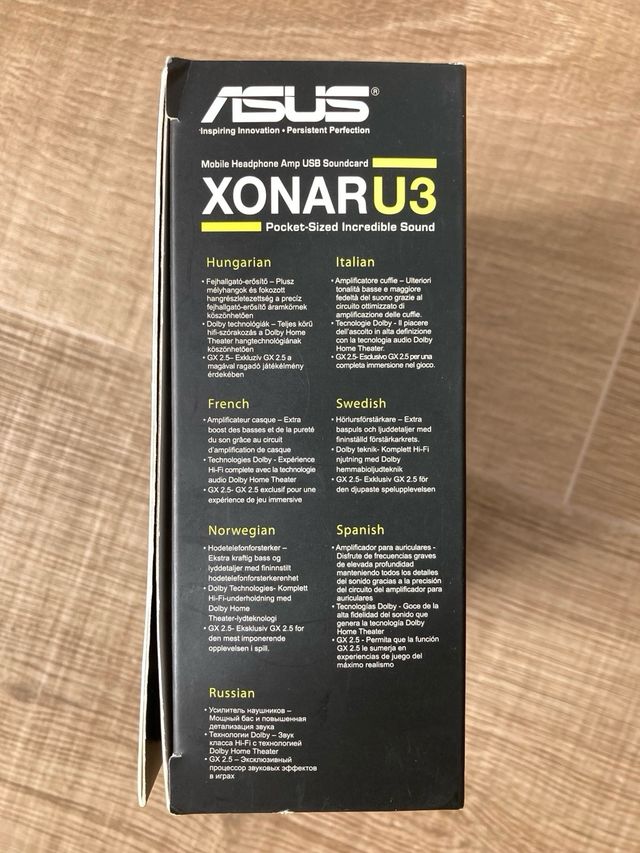 Tarjeta Sonido USB Asus Xonar U3