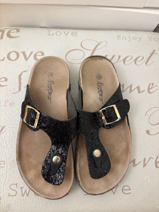 Clachas con purpurina