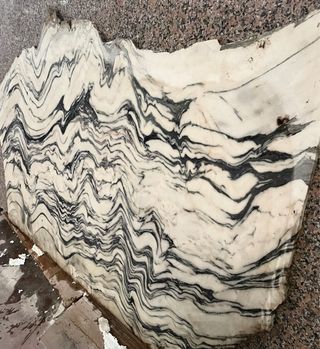 Lavabo de mármol Calacatta Arabesco