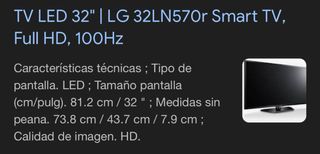 TV LG 32" LED