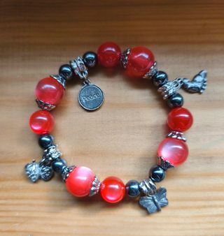 5 Pulseras de colores 