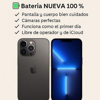 iPhone 13 Pro Max 256GB Grafito - Batería 100%